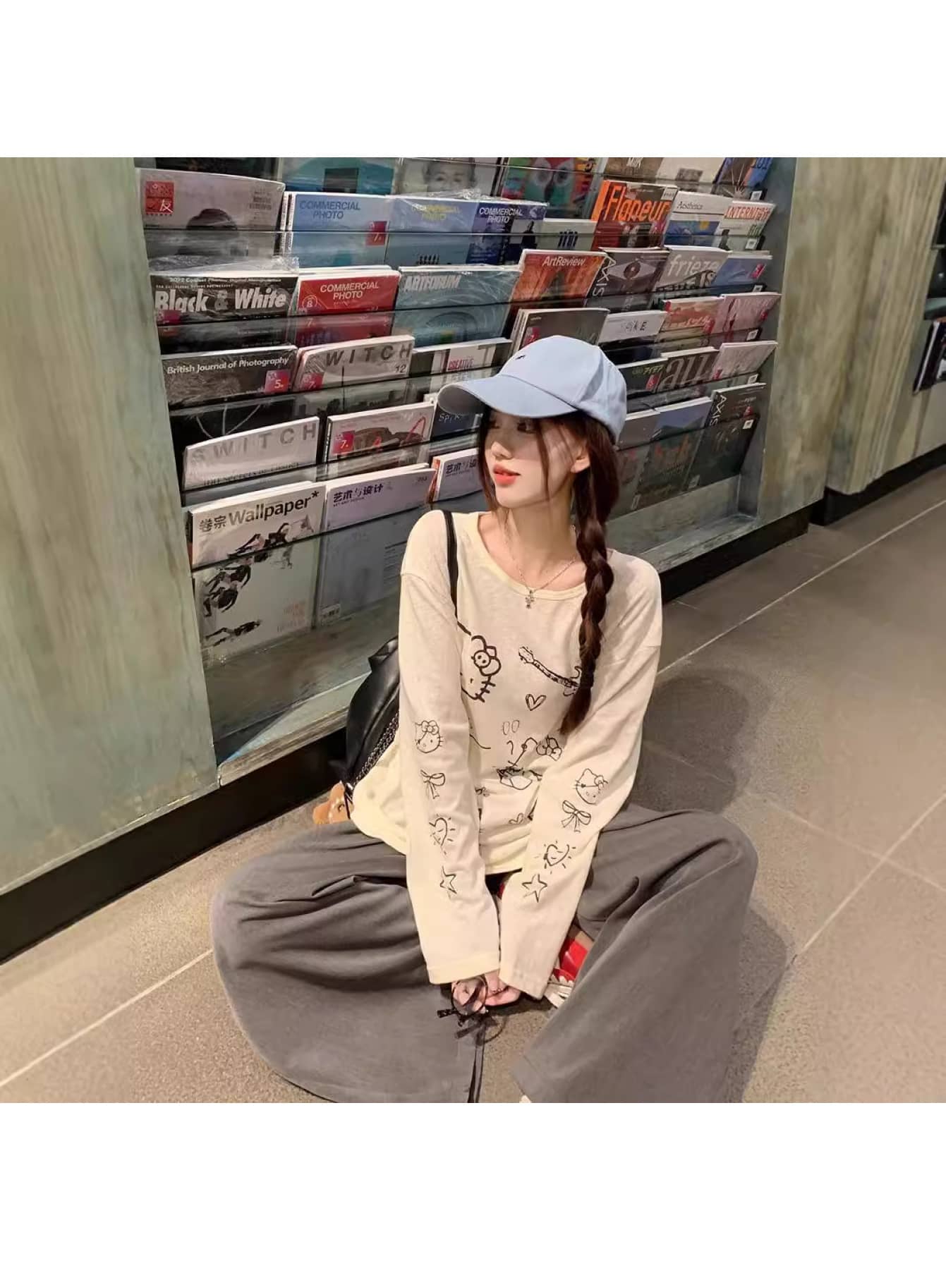 カットソー レディース 長袖 ヘンリーネック Tシャツ リブ トップス ロンT 袖ボタン ハーフボタン 襟付き Vネック タイト 無地 インナー 重ね着 伸縮性 ストレッチ 細見え 着痩せ 華奢見え きれいめ カジュアル 大人可愛い オフィス 通勤 OL 通学