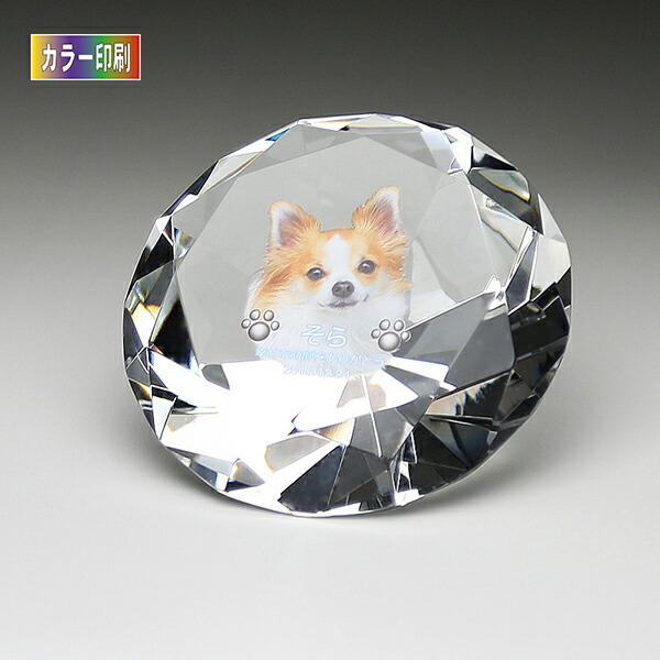 信頼 楽天市場 ペット用仏具 ペット位牌側面ダイヤカット 丸型mサイズ Kp 22uソフィアクリスタル クリスタルガラス ペット供養 写真 カラー印刷 お盆 お彼岸 横田石材 楽天市場店 New限定品 Blog Belasartes Br