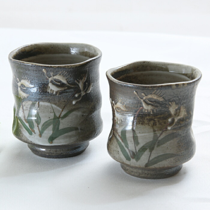 楽天市場】【益子焼 灰釉湯呑】明石 庄作 : せともの屋みさ伝