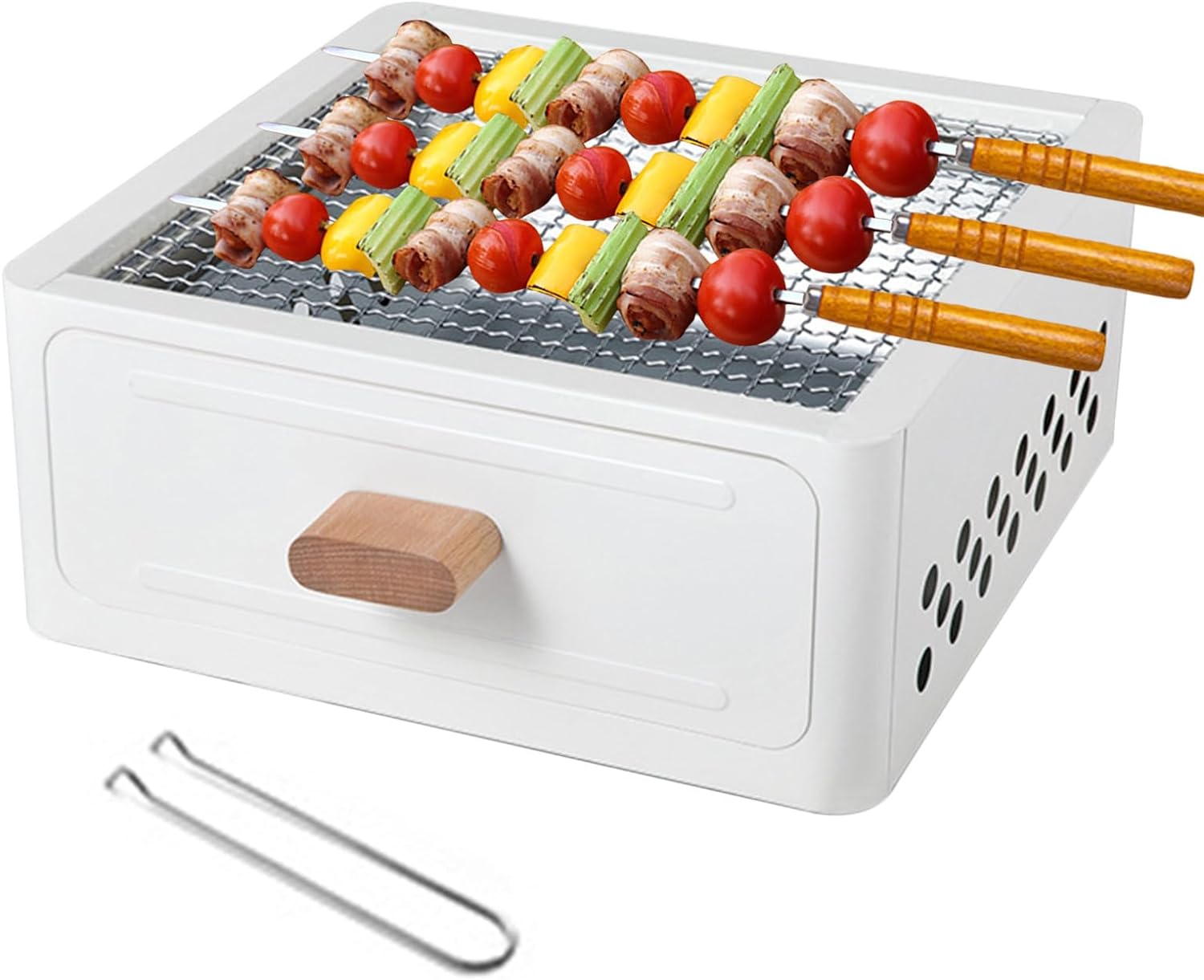 楽天市場】バーベキューコンロ 焚火台 引き出し式 卓上デスク