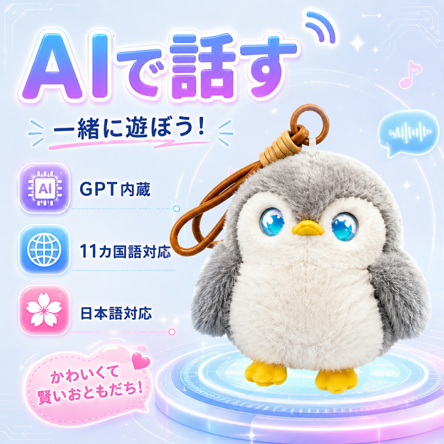 【最新 人工知能学愛玩動物】【月額無料★2026最新款】人工知能学自動人形 人工知能学愛玩動物 陰電子愛玩動物 しゃべる ぬいぐるみ 遊び道具 知育遊び道具 英語 学び取る 癒しグッズ 差し上げ物 赤ちゃん 生まれ落ちる日 クリスマス ChatGPT相応う スマホ連絡 手のうち大きさ 次世代人工知能学愛玩動物 しゃべる 66言葉づかい相応う  一人暮ら