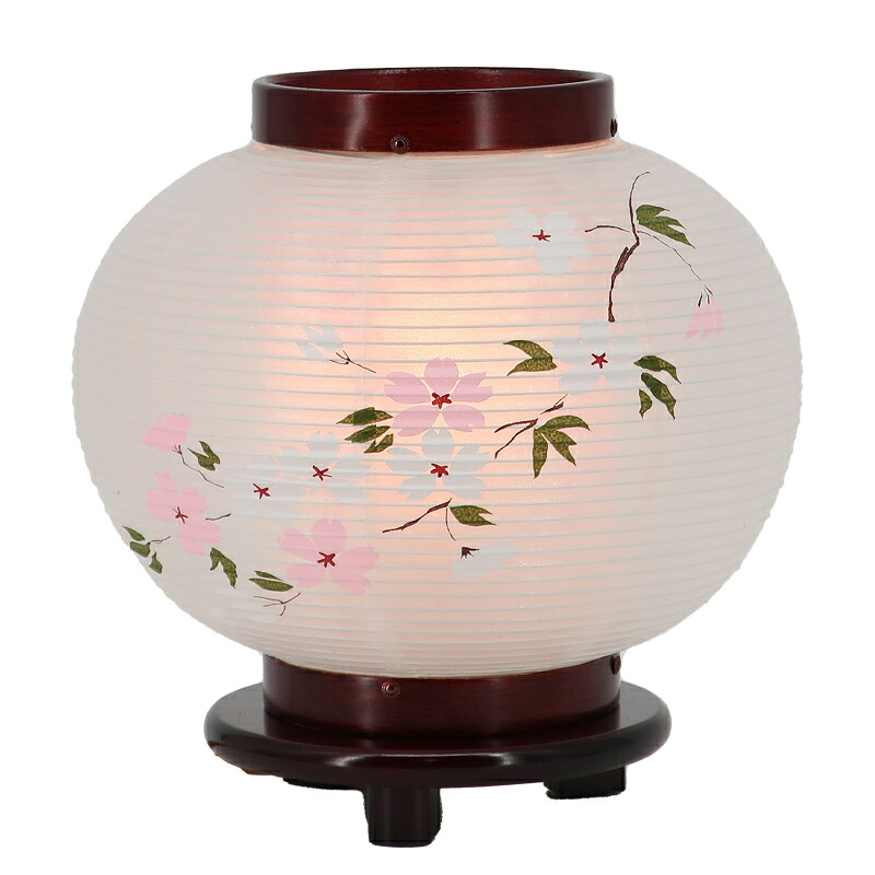 モダン盆提灯 デザイン提灯 花しおり ぷちあかり 桜