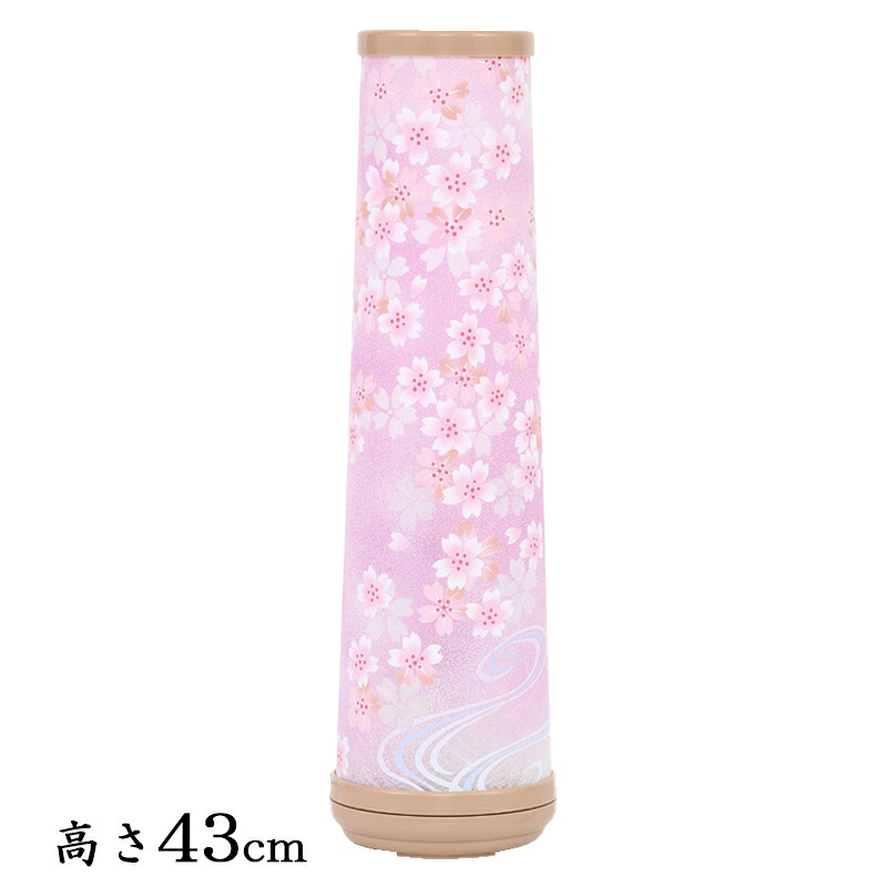 モダン盆提灯 デザイン提灯 なごみあかり 和花3号（桜）廻転灯｜仏壇 仏具 神棚の専門店 よねはら