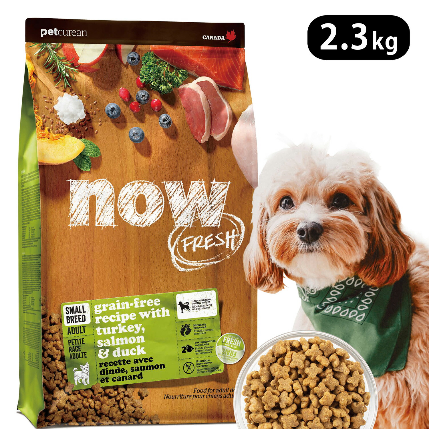 ナウフレッシュ　Now ペットフード　スモールブリード　アダルト　ご飯　犬 ナウフレッシュ グレインフリー スモールブリード アダルトの正規品