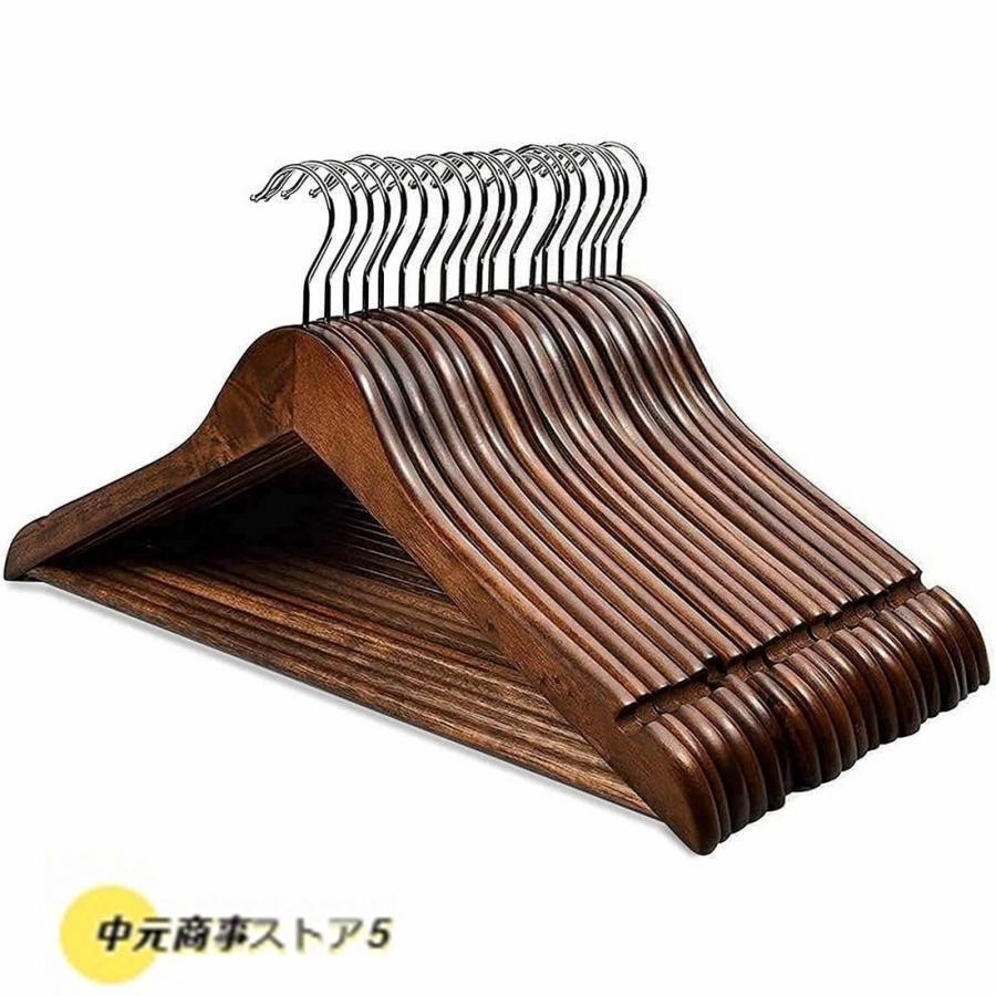 楽天市場】ハンガー 木製 衣類ハンガー 44×1.2×23.5cm 5本組 : 川端滝