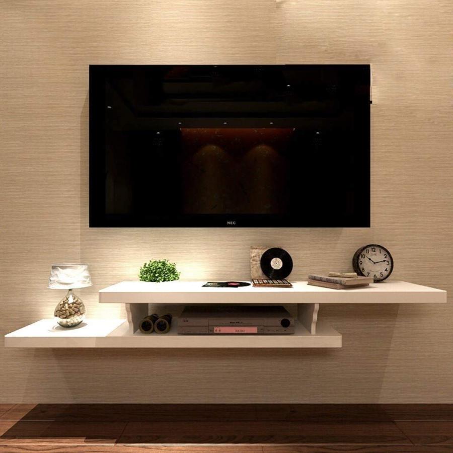 飾りもの棚 テレビ受像機ゲーム盤 飾りもの 納める テレビ受像機台 今めかしい 木製テレビ受像機台 ウォール押し込み ウォールシェルフ 飾りものテレビ受像機押し込み