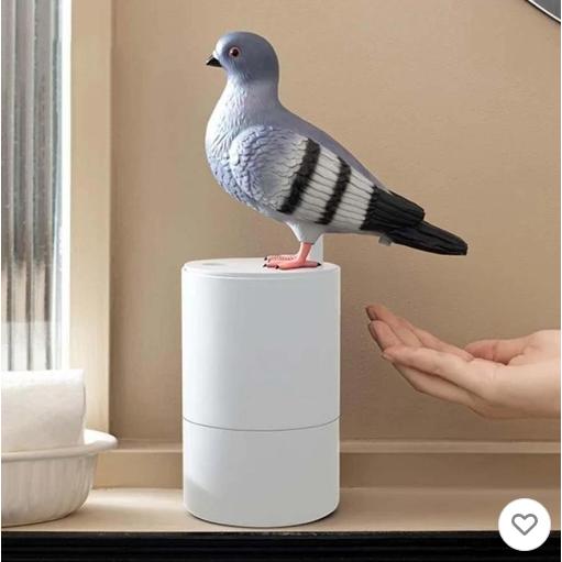 鳩 自動小銃御引き回しフォームハンドウォッシャー、自動小銃ソープディスペンサータッチレス、面白おかしい 鳩 石ケンディスペンサー、ハンドソープフォーム