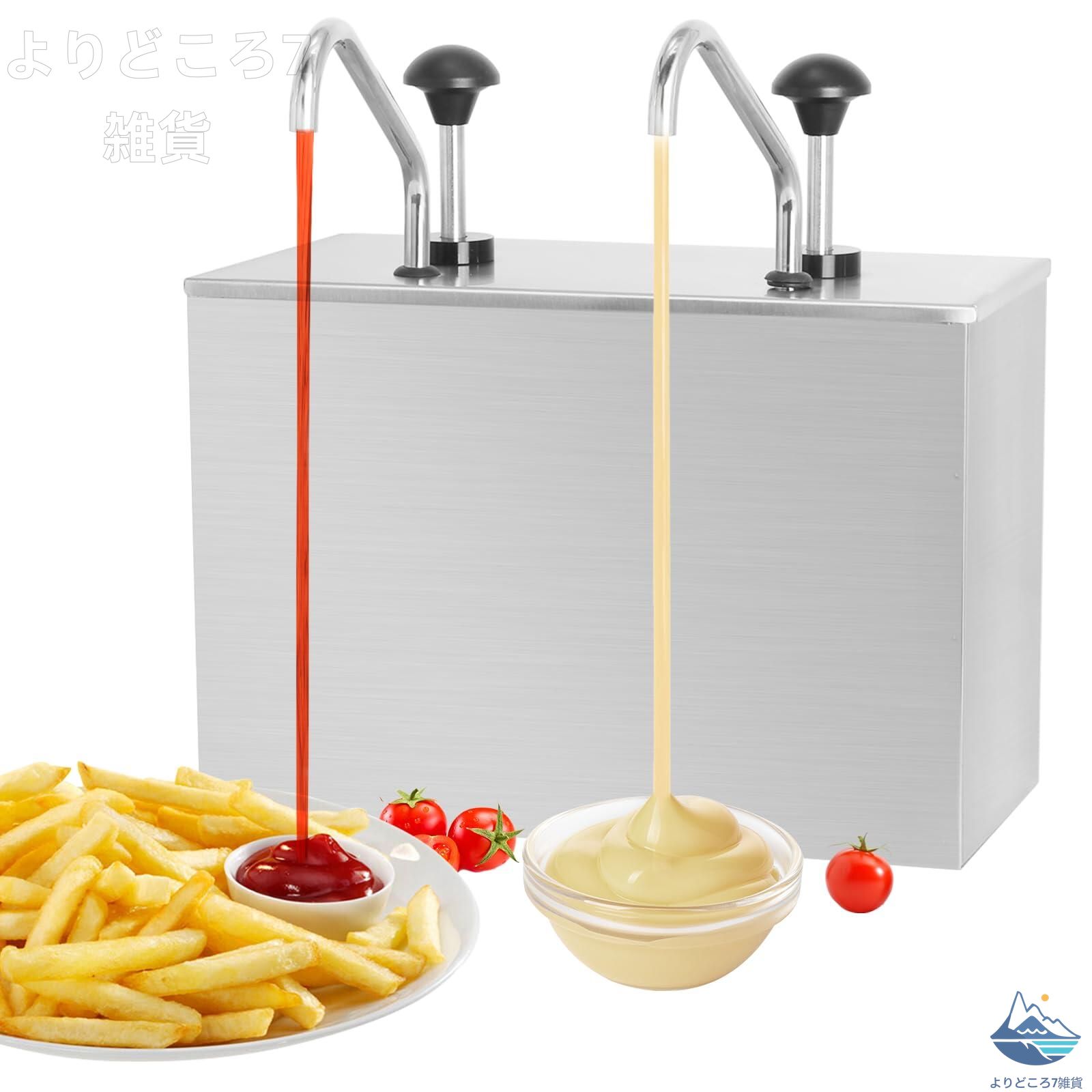 ソースディスペンサーポンプ 調味料揚水機ステイション ソースポンプボトル 出どころディスペンサー ステンレス鋼鋼 洗い濯ぎ能力のある 定量揚水機 分