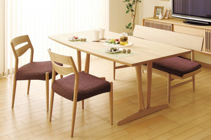 楽天市場 12 11am1 59までp11倍 カリモク 肘無しダイニングチェア Cu7105e501 3pダイニングベンチ Cu73e501 4点セット 送料無料 家具のよろこび 店頭受取対応商品 国産家具専門店 家具のよろこび