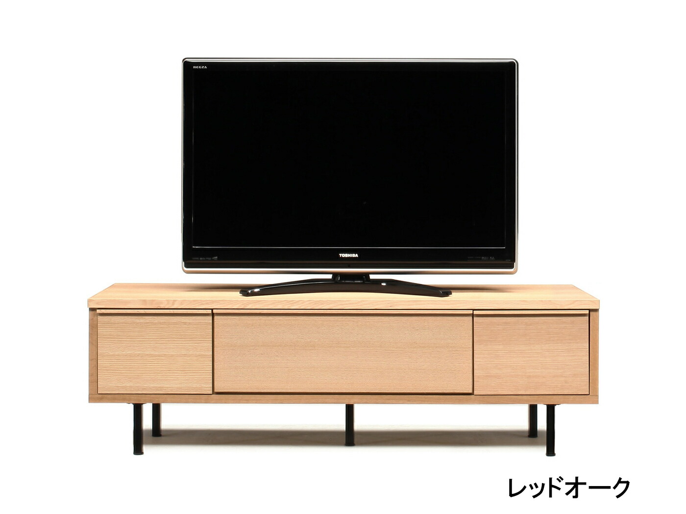 【クーポンで11%OFF】 テレビボード ビビ 150 180 レッドオーク材 ウォールナット材 送料無料 大川家具 家具のよろこび 【店頭受取対応商品】