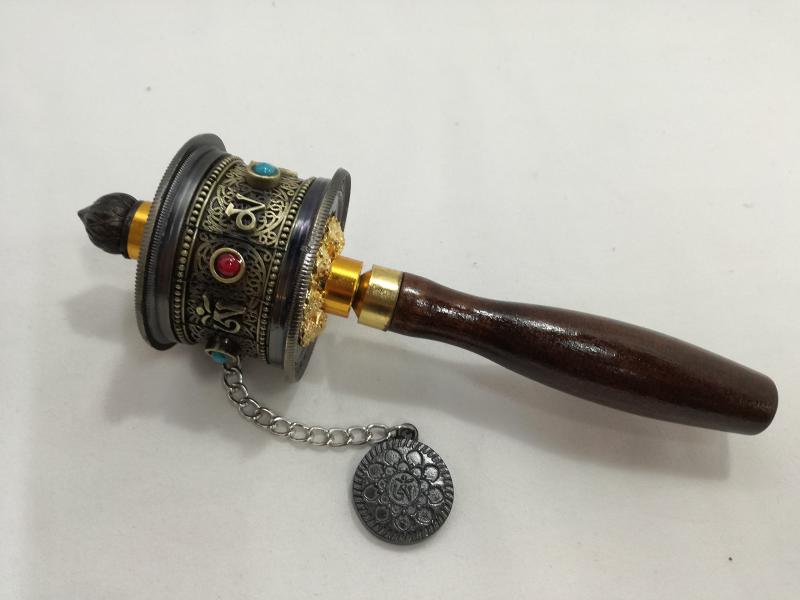 楽天市場】【寺院用仏具】摩尼車（マニ車）般若心経彫り仕様 ※佛説入り