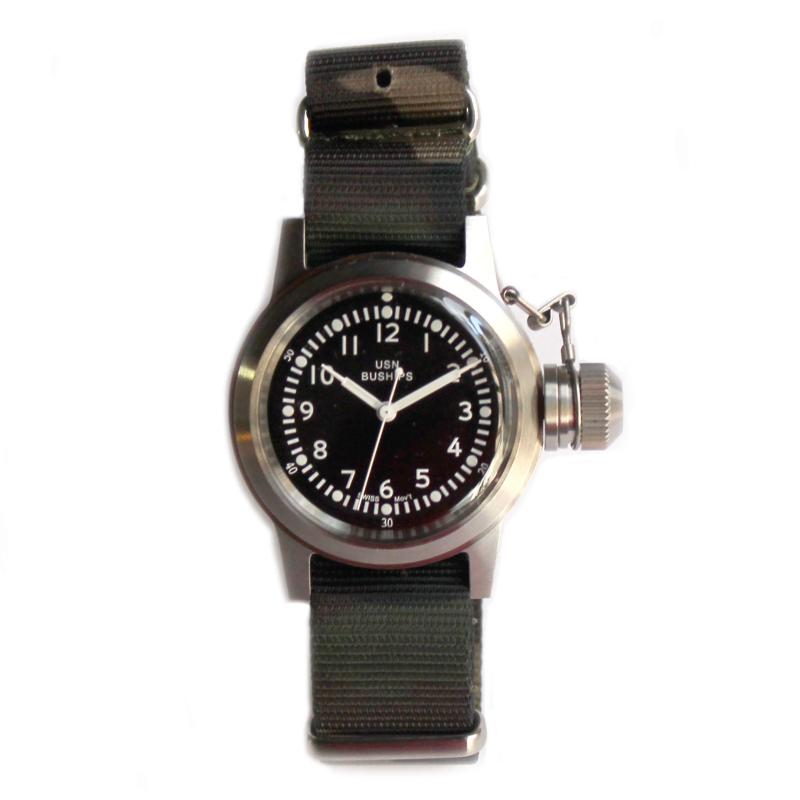 [Naval watch co.] ミリタリーウォッチNaval military watch Mil.-04 SV/Cam US MARINE USN BUSHIPS type 18,339円