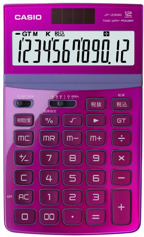 カシオ デザイン電卓 ジャストタイプ 12桁 JF-Z200 22,600円