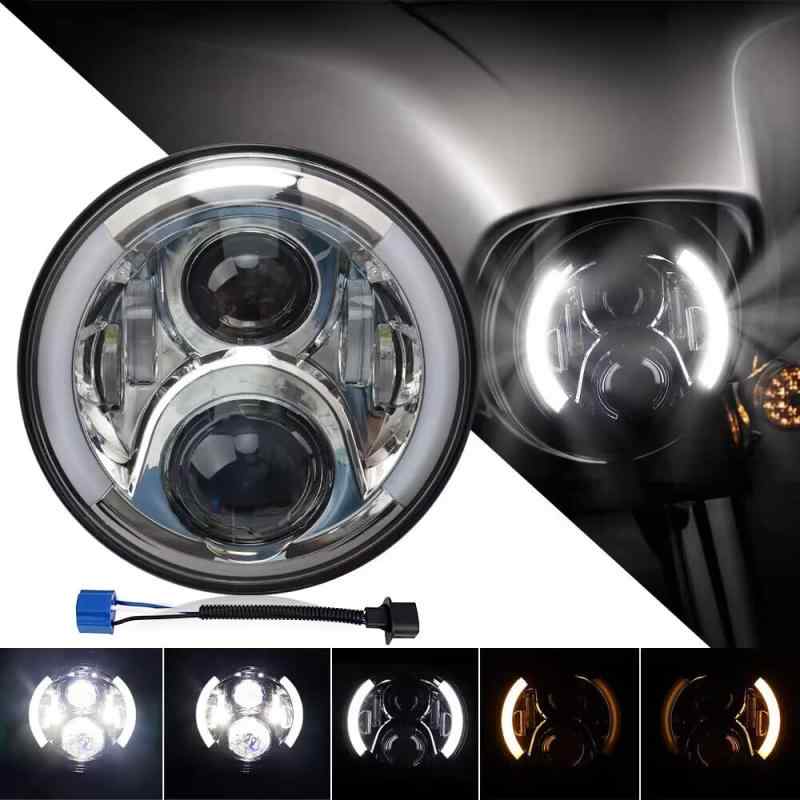 BLIAUTO C2 LED 7インチヘッドライト リングDRL ウインカー Amazon | BLIAUTO C2 LED 7インチヘッドライト リングDRL