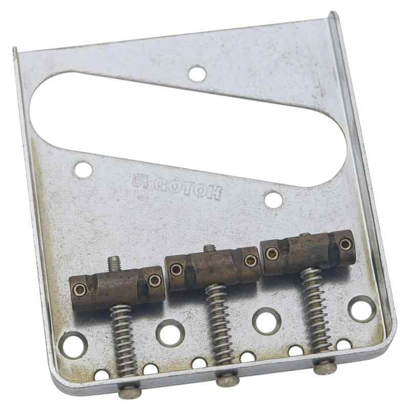GOTOH In-Tune テレキャスター用ブリッジ、レリック(PBS-TC1AC) BS-TC1RELIC