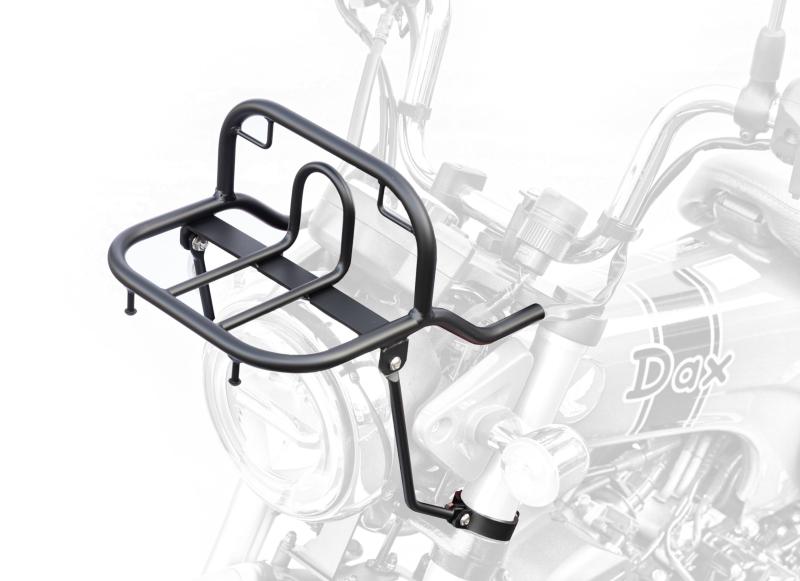 キジマ(Kijima) バイクパーツ フロントキャリア オーバー スチール製 ダックス125('22-/8BJ-JB04) マットブラック 210-2787