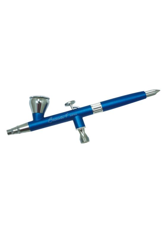 エアテックス エアブラシ ビューティフォープラス コスモ/青 0.2mm 塗装用工具 XP-B4A-COS｜YOROZUYA本舗　店 9,904円