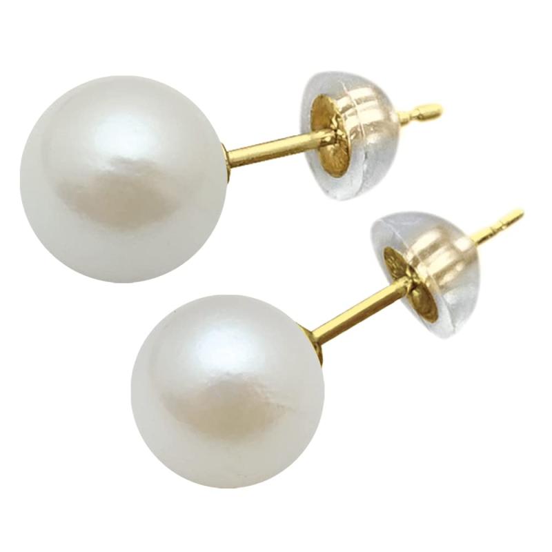 アコヤ真珠 ピアス 6.0mm～ 選べるサイズ 選べる地金 ゴールド/プラチナ K18 / Pt900 パール 本真珠｜YOROZUYA本舗　店