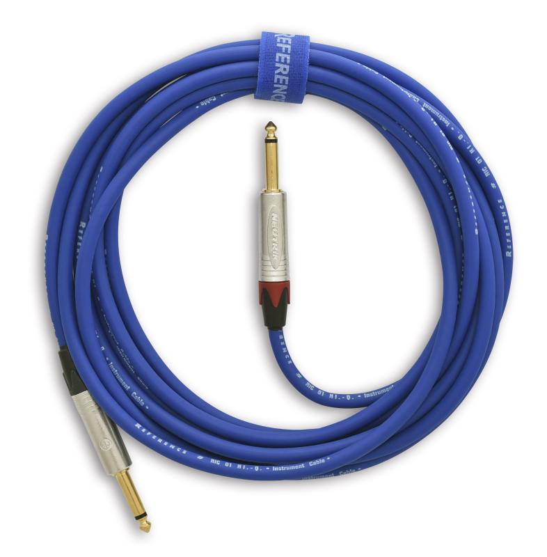 Reference Cables RIC 01 ライブ用 青 ストレート-ストレート 6m
