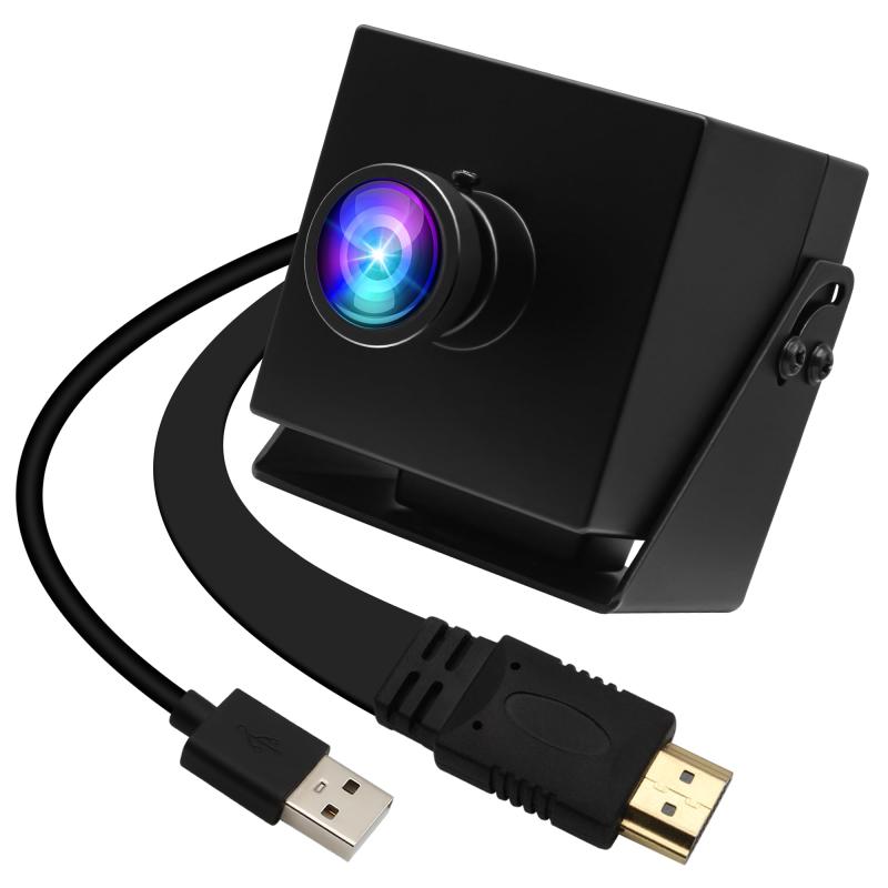 ELP 4K 30fps HDMI USB 写真機 広角 マイコン 斉しく最終生産物 ミニ UVC USB2.0 webカメラ 2X デジタル望遠レンズ H.264 8mp USB 心丈夫さ 電子計算機管する用