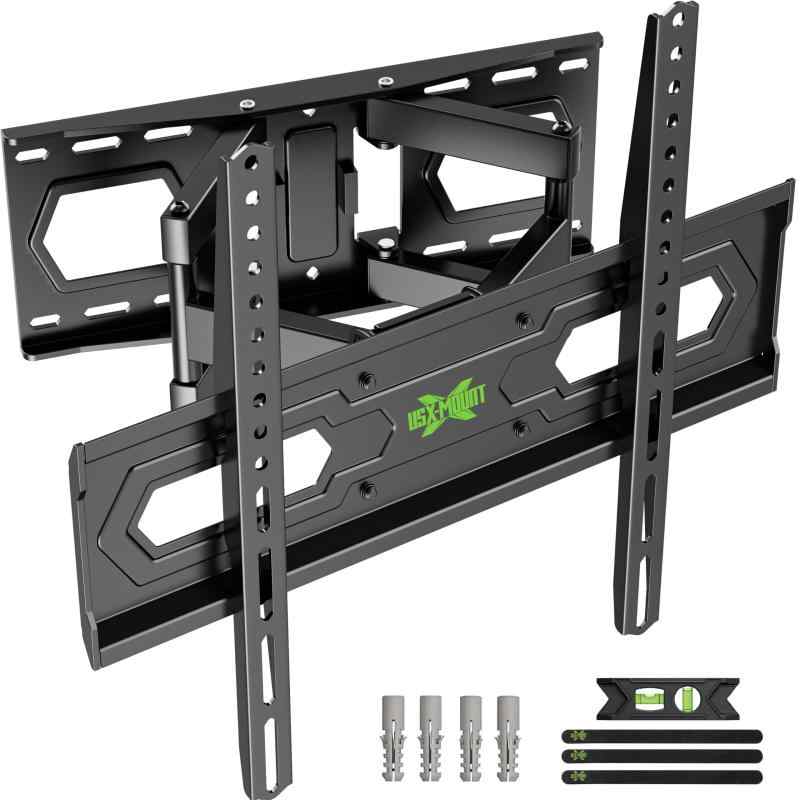 USX MOUNT テレビ壁掛け金具 32～80インチ対応 フルモーション式 耐荷重45kg 50kg tv壁掛け金具 かべかけ金具 テレビアーム ウォールマウント 前後＆左右&上下多角度調節