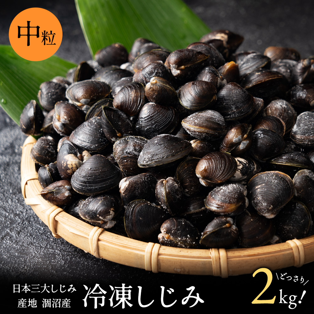 涸沼産 冷凍しじみ 中粒 2kg （砂抜き済み 1kg×2袋） 5,735円