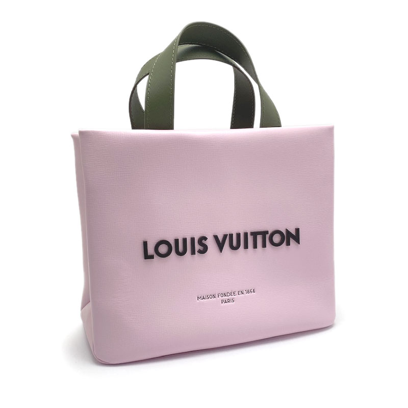 LOUIS VUITTON ルイ・ヴィトン ショッパー・トート MINI カウハイドレザー サクラ色 M15239 NIGO協調主義 ミニ 2WAY御徒面子 トートバッグ ハンドバック ショルダーバッグ しろがね色金具 【未当て嵌める】