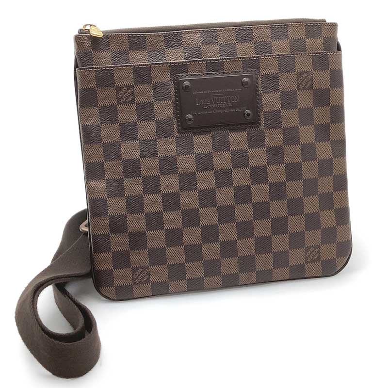 ルイヴィトン ダミエ ブルックリンPM N51210 ショルダーバッグ 斜め掛け 楽天市場】LOUIS VUITTON ルイ ヴィトン ダミエ ブルックリンPM