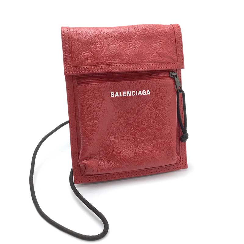 【美品】バレンシアガ　ショルダーバッグ　エクスプローラー　ロゴ　レザー　レッド 楽天市場】【新品同様】バレンシアガ 【BALENCIAGA】エクスプローラー