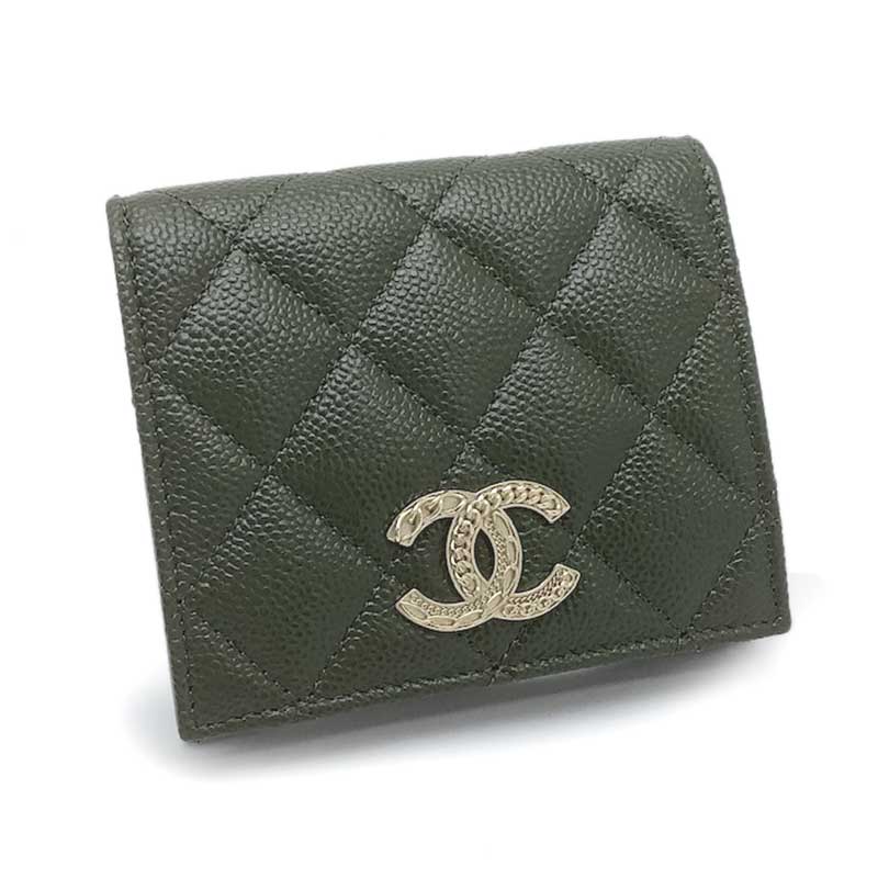 CHANEL☆ マトラッセ財布 CHANEL シャネル 二つ折り財布 AP3722 B14928 レディース