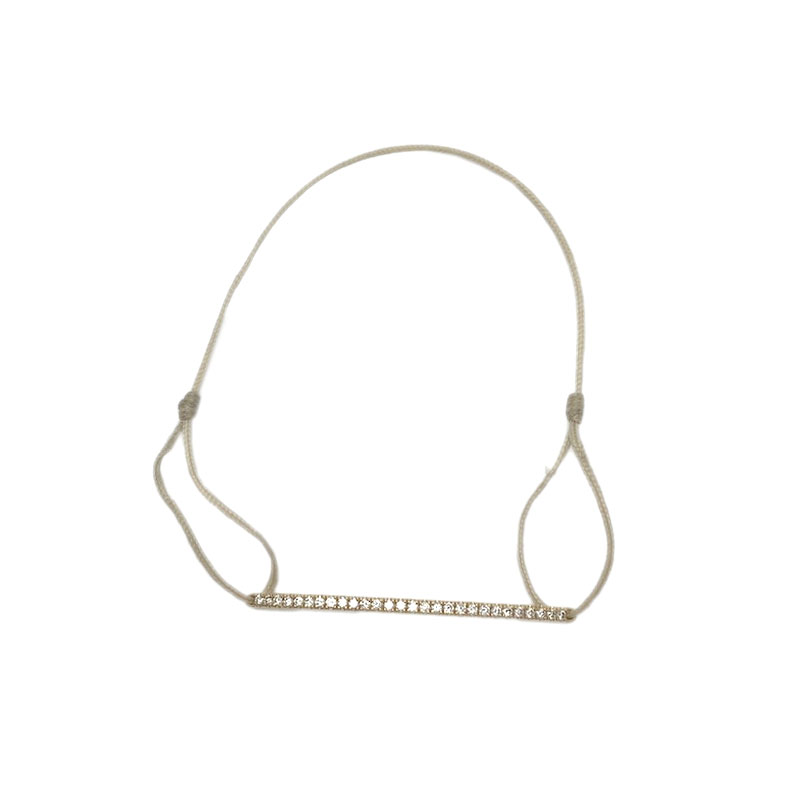 楽天市場】AHKAH アーカー ルミパヴェ コードブレスレット K18YG 750