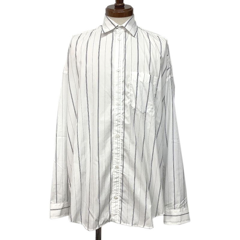 楽天市場】BALENCIAGA バレンシアガ 23SS COCOON SHIRT オーバーサイズ