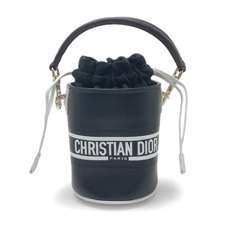 CHRISTIAN DIOR バケットバッグ ネイビー CHRISTIAN DIOR バケットバッグ ネイビー DIOR】新作