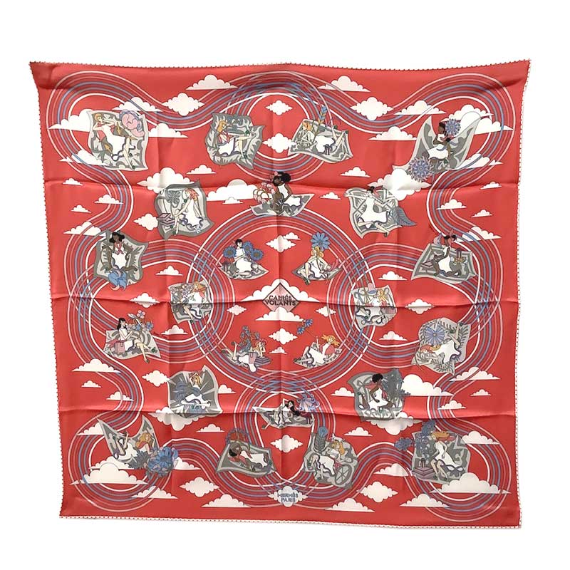 ☘️美品☘️ HERMES　日傘と雨傘　スカーフ カレ90 エルメス スカーフ カレ90 OMBRELLES ET PARAPLUIES 日傘と雨傘