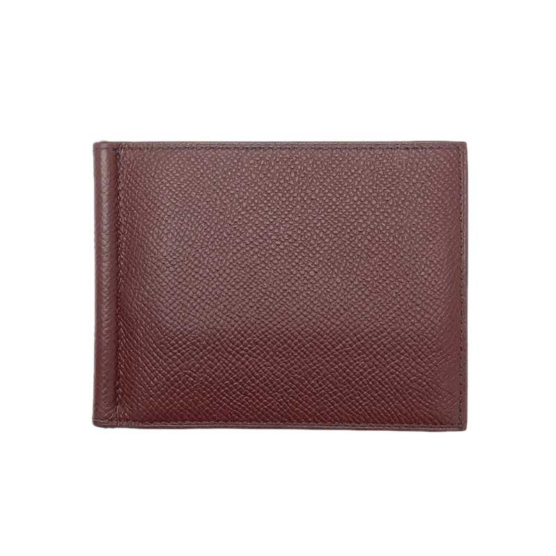 エルメス マネークリップ ボルドー系 楽天市場】【財布】HERMES エルメス ポーカーGM マネークリップ