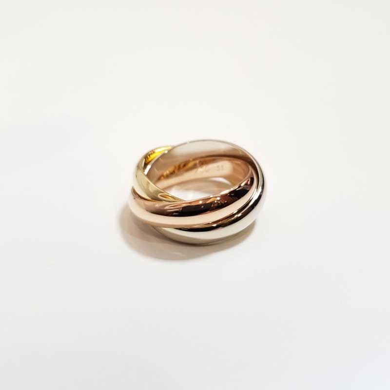 上品 指輪 リング 3連 指輪 51 Pg Wg Yg K18 750 リング トリニティ カルティエ Cartier イエローゴールド 中古 ピンクゴールド ホワイトゴールド Dgb Gov Bf 上品 指輪 リング 3連 指輪 51 Pg Wg Yg K18 750 リング トリニティ カルティエ Cartier イエローゴールド 中古 ピンクゴールド ホワイトゴールド Dgb Gov Bf
