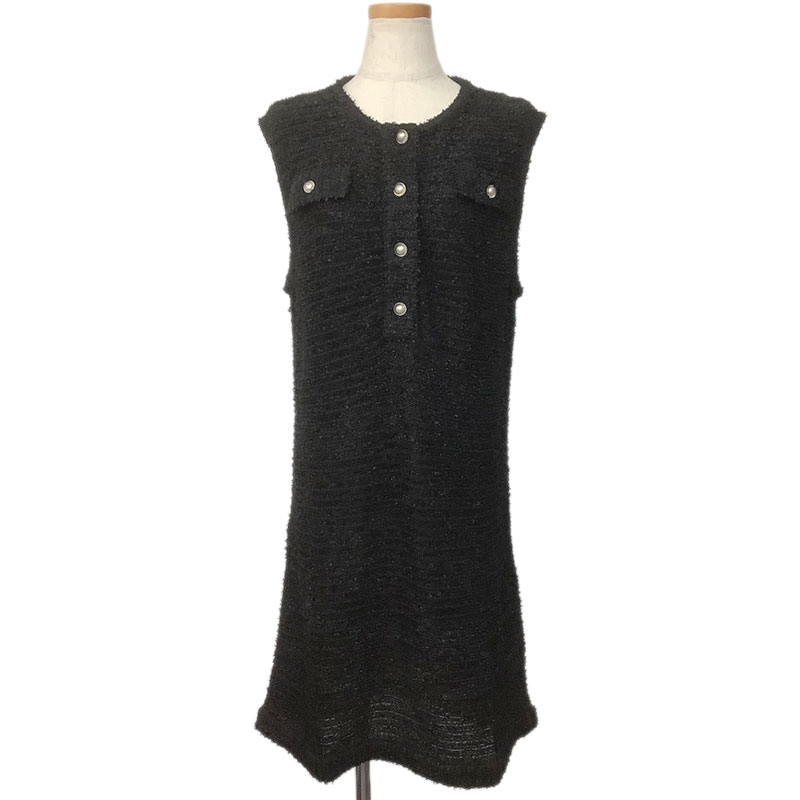 楽天市場】CHANEL シャネル ノースリーブ ワンピース 膝丈 ウール