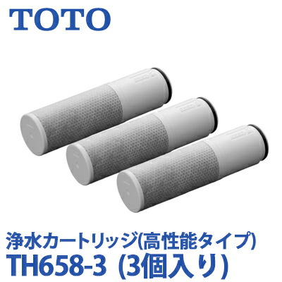 【貨物輸送無料】TOTO 浄水薬莢 取り替えっこ用 高性能印字機 3個入り口・入口 TH658-3
