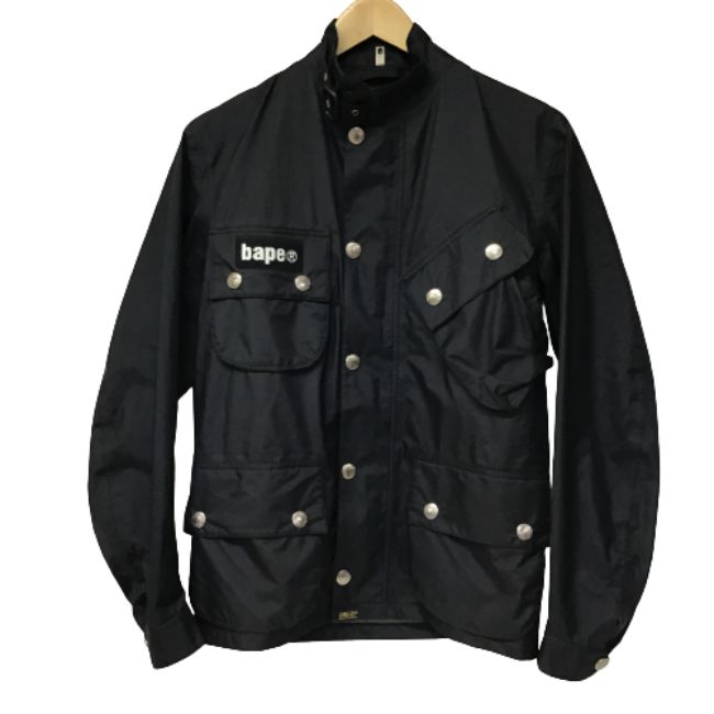 【即完売品】A Bathing Ape ナイロンジャケット XL BATHING APE LOGO NYLON TRACK JACKET（その他アウター）｜A