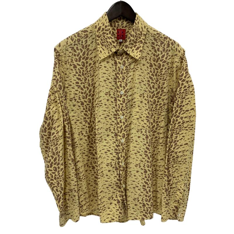 A BATHING APE (アベイシングエイプ)総柄 長袖 シャツ M 90s 楽天市場】古着 A BATHING APE アベイシングエイプ 総柄 長袖 シャツ