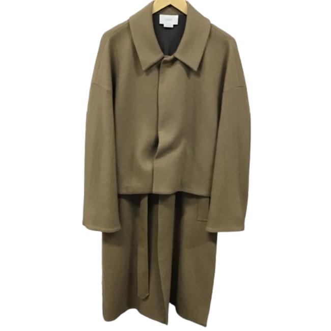 YOKE ウール　ステンカラーコート　リバーシブル YOKE（ヨーク）の「YOKE/ヨーク/REVERSIBLE TRANCH COAT YK20AW0142C