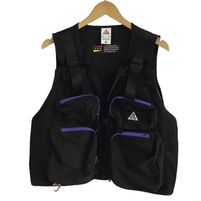 NIKE ACG 19SS Mesh Vest y2k ベスト　ブラック NIKE ACG 19SS Mesh Vest y2k ベスト ブラック - メルカリ