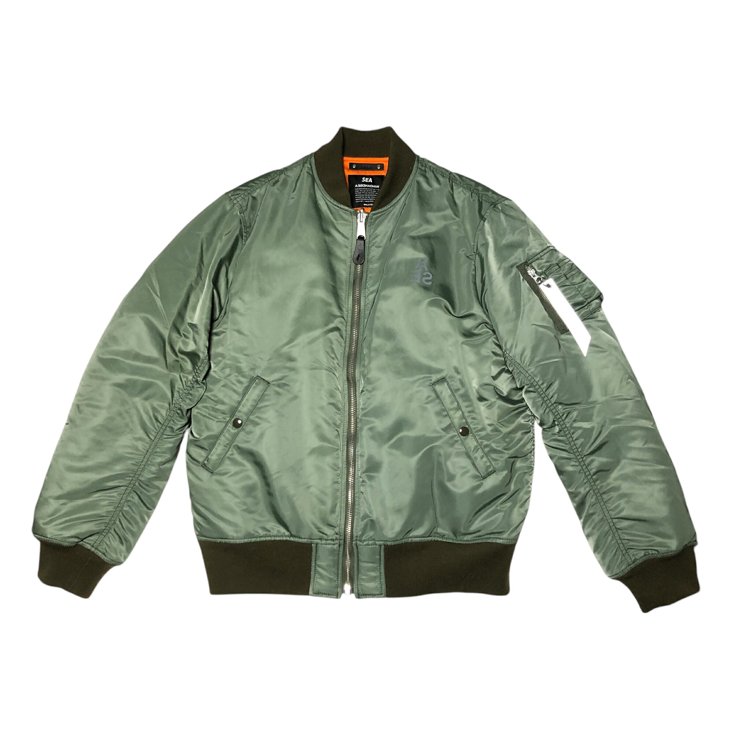 townWIND AND SEA × Ameri コラボ MA-1ジャケッ 楽天市場】M【WIND AND SEA AMERI x WDS MA-1 JACKET / OLIVE (AMR-01