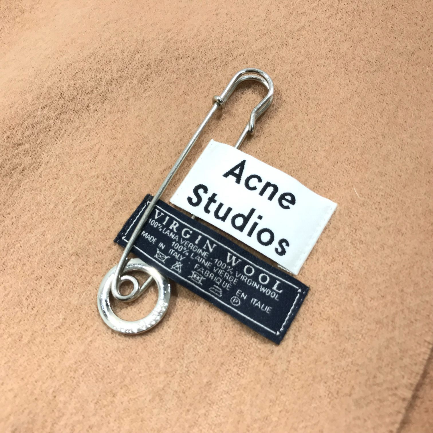 Acne Studios ◇ スキニーフリンジウールスカーフ イエロー