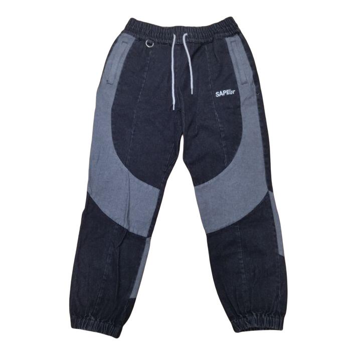 SAPEur サプール DENIM TRACK PANTS インディゴ XXL www.altatec-net.com