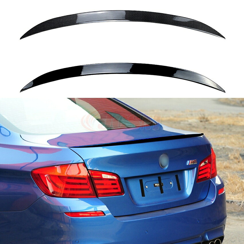 【マラソンP10倍★1/9-1/16】BMW 5シリーズ F10 2011-2017 520i 525i M5タイプ リアガーニッシュ リア ウイング リアスポイラー トランクスポイラー ルーフスポイラー ABS JCSM