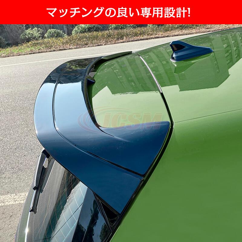 【SALE＆P10倍★6/4-6/11】リアウイングリアスポイラー外装カスタムリアガーニッシュフォルクスワーゲンゴルフGolf8MK8GTIRGTDClubsportCSリアウイングスポイラーリアリップテールABSJCSM｜ジェイシーエスエムパーツ