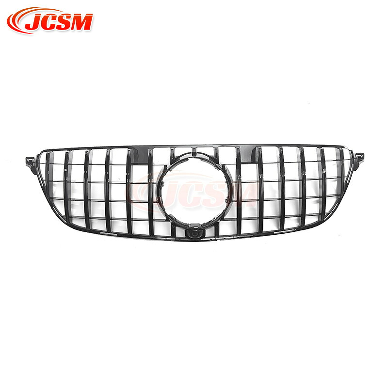 【SALE＆P10倍★3/4-3/11】JCSM ベンツ W166/C292-GLE63 パナメリカーナ グリル GLEクラスクーペ 現行AMGルックガーニッシュフロントグリル フロント タイプ カスタム 社外品