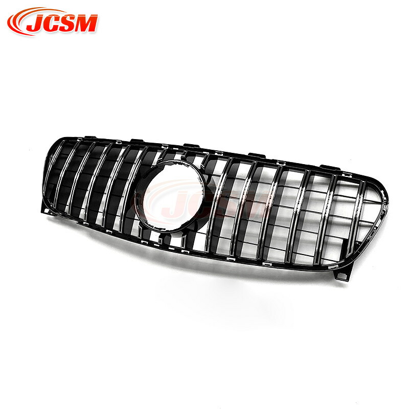 【SALE＆P10倍★3/4-3/11】JCSM ベンツ X156 GLA180後期 パナメリカーナグリル AMG クーペ GTルック フロントグリル タイプ ガーニッシュ アクセサリー カスタム 社外品 外装 パーツ