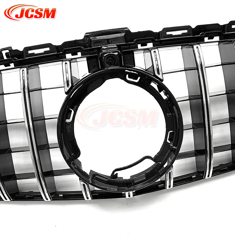 【SALE＆P10倍★12/4-12/11】JCSM ベンツパナメリカーナグリル CクラスW205 後期 現行AMGルックガーニッシュ GTRルック GTルック フロントグリル カメラ有り カメラ無し 社外品 20,352円